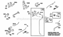 Air Vane Governor Parts Diagram and Parts List for 082232-0386-01  Briggs and Stratton Engine